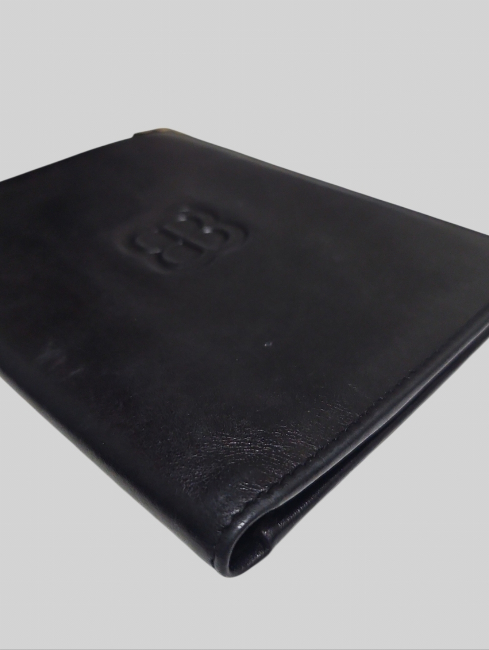 Balenciaga Vintage BB Logo Leather Bifold Wallet - Picture 4 of 15